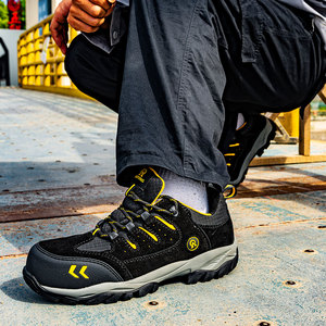 <span class=keywords><strong>Scarpe</strong></span> da Lavoro Anteng per Uomo in Vera Pelle, Isolate e Antiscivolo, con <span class=keywords><strong>Puntale</strong></span> in Composito, <span class=keywords><strong>Scarpe</strong></span> di Sicurezza - Product Image 4