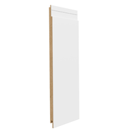 Vente en gros de panneaux muraux VJ-M classiques en MDF apprêté blanc