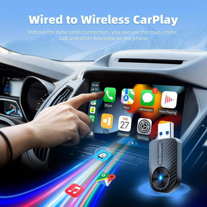 กล่องเชื่อมต่อไร้สาย XinZhengHong 2-in-1 USB <span class=keywords><strong>AI</strong></span> Box Plug Play OEM สำหรับรถยนต์ รองรับระบบมัลติมีเดียและ Wireless CarPlay - Product Image 5