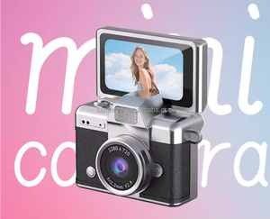 ใหม่ LK-027 กล้องนิ้วหัวแม่มือ ฟลิปสกรีน มินิกล้อง HD กล้องดิจิตอล CCD สำหรับนักเรียน กล้องพกพา - Product Image 1