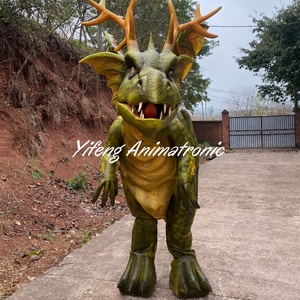 Disfraz de Dragón Animatrónico de Tamaño Real con Patas Ocultas, Accesorios para Películas, Modelo de Dragón Azul Realista que Camina - Product Image 5