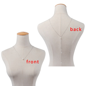Mwsc — chaîne <span class=keywords><strong>de</strong></span> corps en perles pour femmes et filles, collier <span class=keywords><strong>de</strong></span> mariée, chaîne d'arrière-plan, Sexy, bijoux pour dames et fillettes - Product Image 4