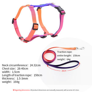 Tali kekang anjing yang dapat disesuaikan dan berjalan tanpa tarikan untuk membantu menghentikan menarik kendali & mengajarkan sikap yang lebih baik - Product Image 2