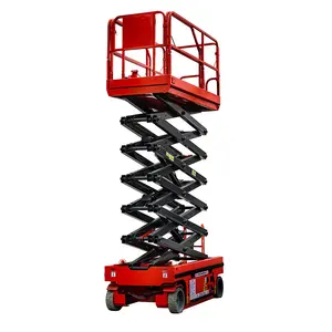 ANDA warehouse equipment Lead acid battery electric cargo lift 14m 16m platform aerial scissor lift work platform