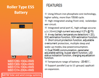 Batterie LiFePO4 Soec 16 kWh 51,2 V 314 Ah, cellules de qualité A, plus de 6000 cycles, stockage solaire domestique, vente en gros, livraison rapide