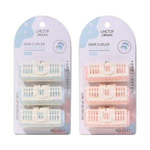 LMLTOP <b>Hair</b> <b>Curlers</b> 3 Pack Snap Type Heatless Plastic Resin For Airy Bangs - Product Image 1