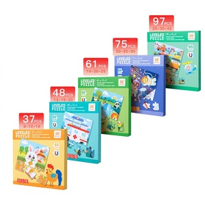 Livre de puzzle magnétique pour enfants 3 en <span class=keywords><strong>1</strong></span>, puzzle éducatif précoce pour tout-petits, puzzle à niveaux, <span class=keywords><strong>jouet</strong></span> d'apprentissage Montessori portable pour les voyages - Product Image 1