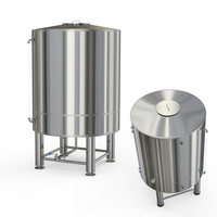 Réservoir d'eau glycolée de 700 L pour équipement de brassage de bière artisanale commercial, système de brassage de bière professionnel clé en main
