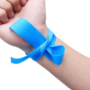 Garrot médical jetable à connexion ponctuelle bleu, type à tirer, pour traitement par perfusion intraveineuse Bio CD3779 - Product Image 6