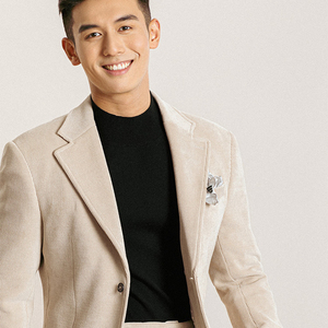Nouveaux produits Costumes pour hommes <span class=keywords><strong>Costume</strong></span> Slim Fit à simple boutonnage pour <span class=keywords><strong>homme</strong></span> <span class=keywords><strong>Costume</strong></span> en velours côtelé Ensemble deux pièces - Product Image 2