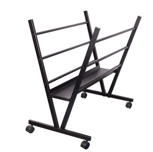 Neues Metall-Kunstdruck-Display-Rack, Aufbewahrung ständer für Kunstwerke, Poster, Drucke, mit Rollen - Product Image 3