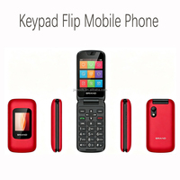 Teléfono Flip OEM 4G Dual SIM Desbloqueado IP44, Teléfono Flip Resistente 4G VoLTE OEM Mini China, Teléfonos Móviles Flip de Doble Pantalla