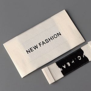 Etiqueta Tejida Personalizada <span class=keywords><strong>para</strong></span> Prendas de Vestir, Tamaño Personalizado, Diseño de Logotipo, Etiqueta Tejida Premium <span class=keywords><strong>para</strong></span> <span class=keywords><strong>Ropa</strong></span> - Product Image 1