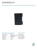 Module de communication série CPU série CJ1W-SCU21-V1 CJ1 pour PLC OMR, unités de contrôle de système CNC, automatisation industrielle