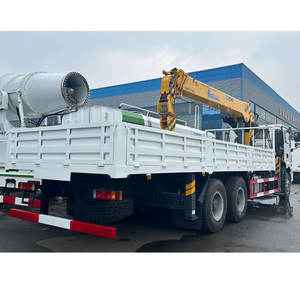 משאית מנוף SHACMAN 6X4 12 טון 16 טון מנוף משאית מטען הידראולית מנוף רכוב - Product Image 6