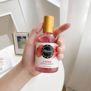 Vente en gros de marques de parfums pour femmes de 100ml Parfum durable de fruits frais naturels Raisin Miel Pêche sous forme liquide - Product Image 5