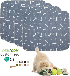 Alfombrillas Reutilizables Ecológicas para Mascotas, Alfombrillas Lavables para Camas <span class=keywords><strong>de</strong></span> <span class=keywords><strong>Perros</strong></span>, Alfombrillas <span class=keywords><strong>de</strong></span> Entrenamiento Acolchadas Impermeables Antideslizantes para Cachorros - Product Image 1