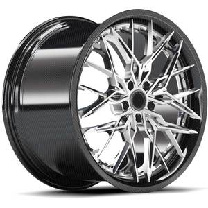 ล้อคาร์บอนไฟเบอร์ฟอร์จ 5x112 5x114.3 แบบกำหนดเอง สำหรับรถยนต์หรูรุ่นใหม่ - Product Image 3