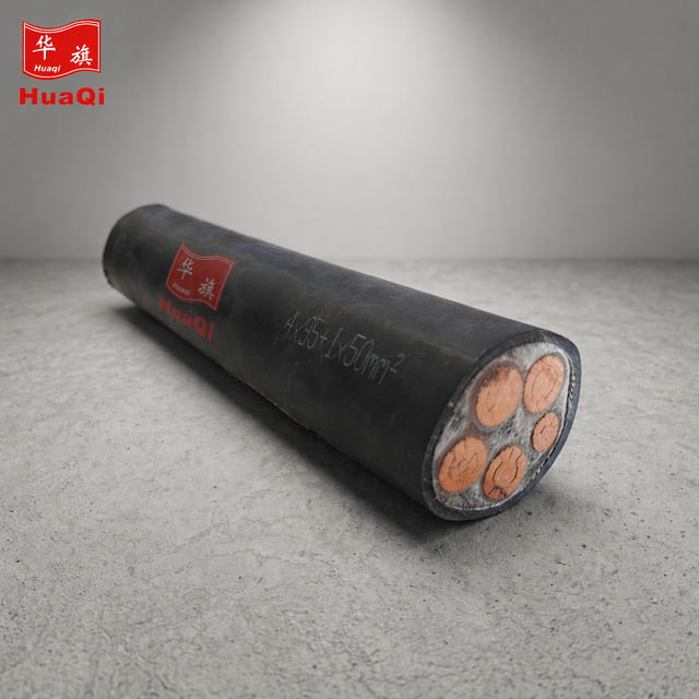 Huaqi CE/CPR Certified WDZB-YJY 4x95+1x50mm² Power Cable Class B Single Core LSZH Copper Cable for Global Projects
