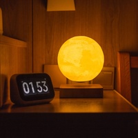 Lampe de Lecture de Table LED Flottante Lévitation Magnétique Unique, Jupiter, Mars, Saturne ou Lune, Décoration Lumineuse pour Mobilier de Bureau