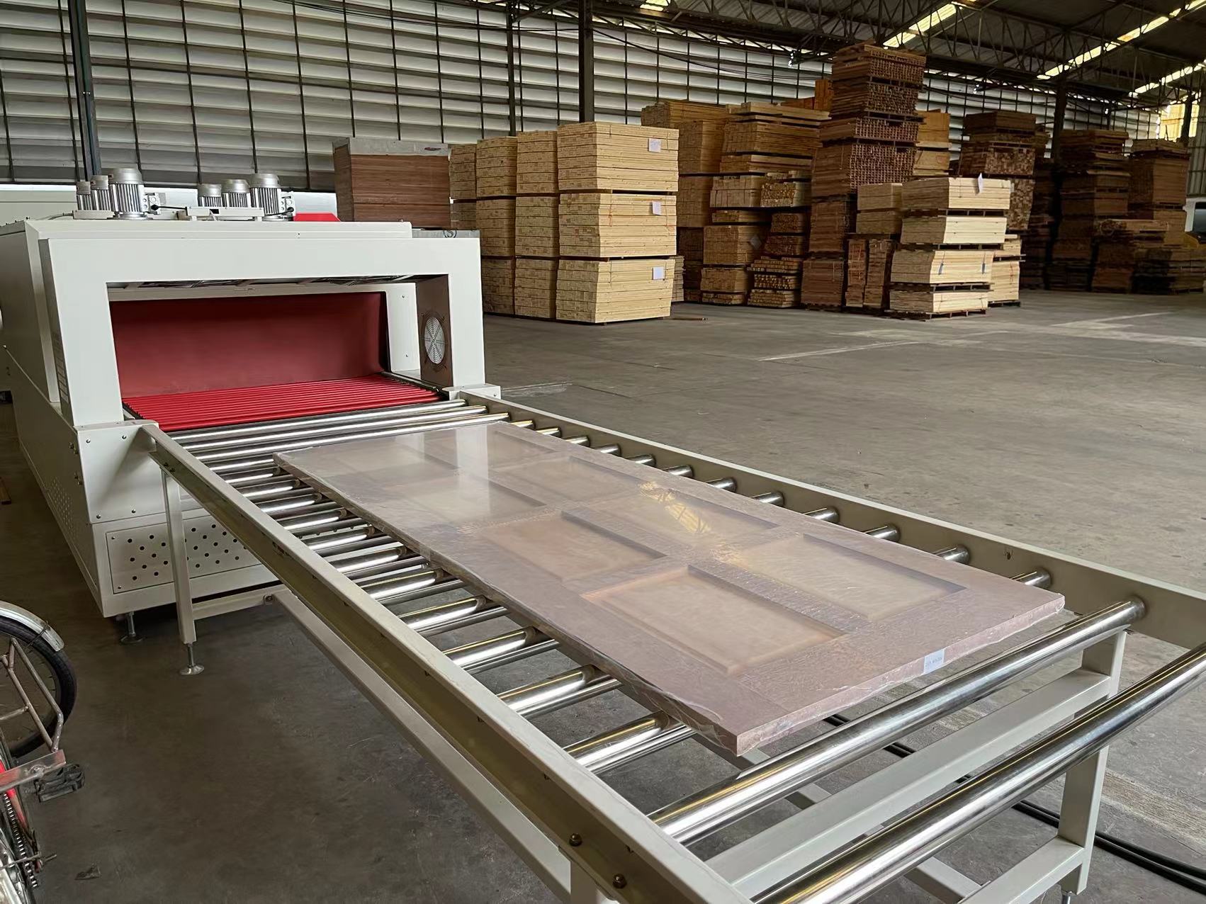 wood door factory machine