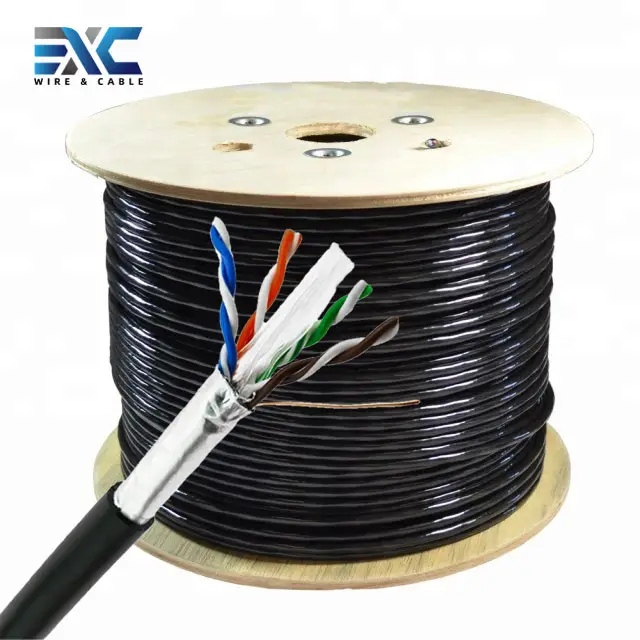 cat6 network ethernet cable FTP cat6 cable indoor outdoor 1000ft communication cable
