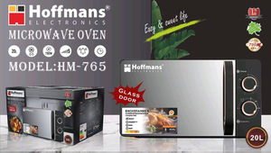 เตาไมโครเวฟอัจฉริยะ Hoffmans 20 ลิตร 700 วัตต์ ฟังก์ชั่นเมนูอัตโนมัติ ควบคุมแบบดิจิทัล สำหรับโปรแกรมการรับประทานอาหารเพื่อสุขภาพ ของขวัญขายส่ง - Product Image 3