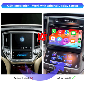 Không dây Apple Carplay Android tự động giải mã Tích hợp bộ dụng cụ cho TOYOTA vương miện S210 grs210 grs210 grs211 grs214 ars210 aws210 aws211 - Product Image 2