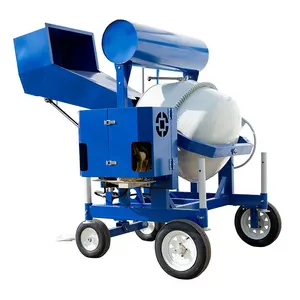 Lage Moq Betonniere 500 Liter Moteur Gazoil Jq Ce Goedgekeurd Beton Mixer Draagbare 1200W Cement Beton Mixers Voor Thuis gebruik