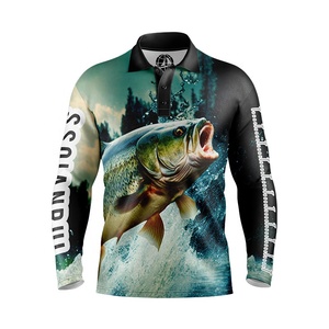 Maillot De Pêche Abu Garcia Tournament Pro Bass - Manches Longues - Blanc - Choix Taille