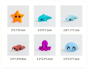 Set di Personaggi Cartoon Assortiti Personalizzati, Miniature Articolate Stampate in 3D, Giocattoli per Bambini, Antistress - Product Image 2