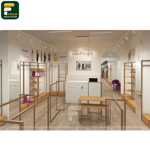 ชั้นวางเสื้อผ้าติดผนังด้านข้างสำหรับร้านค้าปลีก - Product Image 5