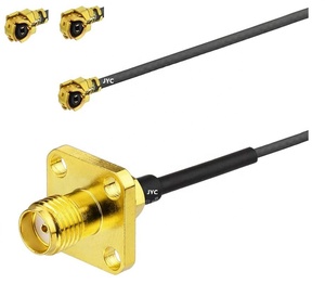 Passivated thép không gỉ SMA cắm để SMA góc bên phải Adapter 0 ~ 18Ghz VSWR 1.2 Max - Product Image 6