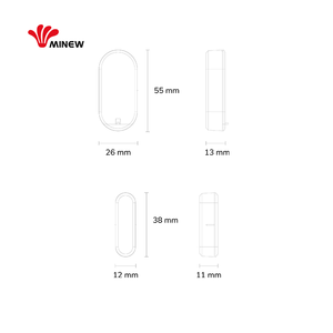 Minew S4 BLE Detector de apertura de puerta Bluetooth Baja energía Inalámbrico Puerta Ventana Sensor magnético Alarma - Product Image 4