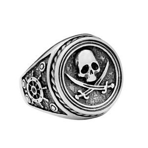 yunnique Skull <b>Ring</b> <b>Men</b> Stainless Steel Punk Hip Hop Jewelry Gift For <b>Men</b> Size 7 8 9 10 11 12 13 - Product Image 5
