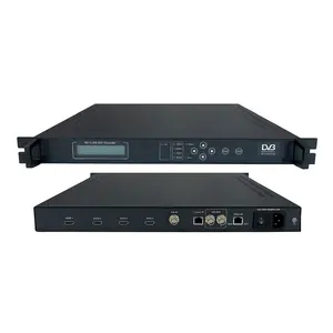 جهاز تشفير رقمي MPEG4 AVC H.264 HD, جهاز بث رقمي للتلفاز ، مزود بـ 4 قنوات