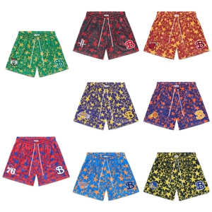 Shorts en maille à cordon de serrage de haute qualité personnalisés <span class=keywords><strong>NBA</strong></span> <span class=keywords><strong>MIAMI</strong></span> HEAT STARS pour homme - Product Image 1