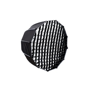 45cm 12 tubos Deep <span class=keywords><strong>Parabola</strong></span> Softbox Fotografía Flash Light Speedlight Soft Box con montaje Bowens y tiras de rejillas - Product Image 1