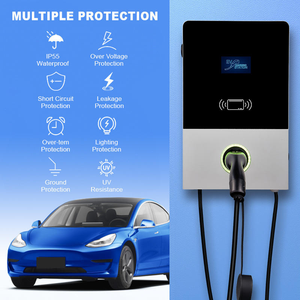 Borne de recharge murale pour voiture électrique 16A 22kW IP55 32A, <span class=keywords><strong>installation</strong></span> au sol, OCPP, réglable - Product Image 4