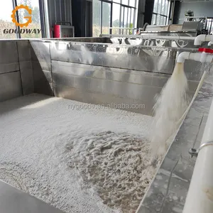 Günde 50 ton çıkış kuru patates nişastası işleme makinesi patates nişastası üretimi