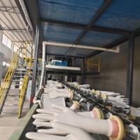 Pabrik Kualitas Tinggi Produk Biasa Plastik Sexvideo Android Mesin Sarung Tangan Produksi Lateks