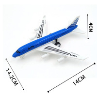 Vente chaude, logo personnalisé, souvenir, 1:64, cadeau promotionnel, avion miniature en métal à tirer en arrière, modèle d'avion en métal moulé sous pression, jouet