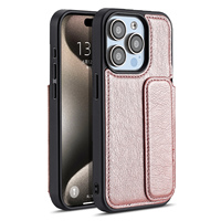 Étui de téléphone en cuir 2-en-1 avec pochette intégrée pour cartes et monnaie pour iPhone 17 16 Pro Max
