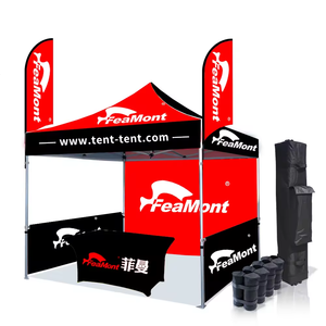 Carpa Plegable Personalizada de 10x20 pies, 10x10 pies, 10x15 pies, Impresa, Portátil, Tipo Pop-Up, para Ferias Comerciales y Eventos al Aire Libre - Product Image 6