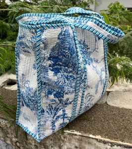 Sac fourre-tout matelassé en coton à imprimé ethnique, souple, pour le shopping et les voyages, sac à bandoulière - Product Image 3