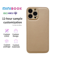 Étui de téléphone antichoc en cuir PU de luxe Minibook en gros pour iPhone 17 Pro Max 16 15 14 Pro 13 12 11 Pro Max 7 8 Plus XS XR
