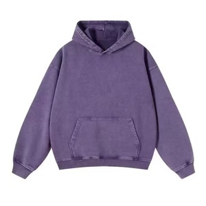 Col transfrontalier Composite lait soie 350g lavé vieux <span class=keywords><strong>pull</strong></span> à capuche hommes femmes rétro <span class=keywords><strong>classe</strong></span> vêtements solide surdimensionné peut être - Product Image 5