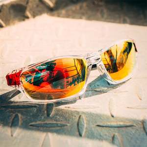 Lunettes de soleil polarisées de sport UV400 coupe-vent pour hommes et femmes avec logo personnalisé - Product Image 2