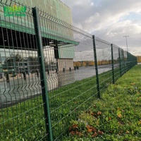 Malla de Cerca 3D de PVC, Paneles de Malla Metálica Rígida para Cercas, Fácil de Montar, para Jardín