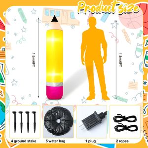 Graduation Bienvenue Retour à l'école Décoration extérieure gonflable <span class=keywords><strong>Crayon</strong></span> géant Blow up <span class=keywords><strong>Crayon</strong></span> gonflable - Product Image 2